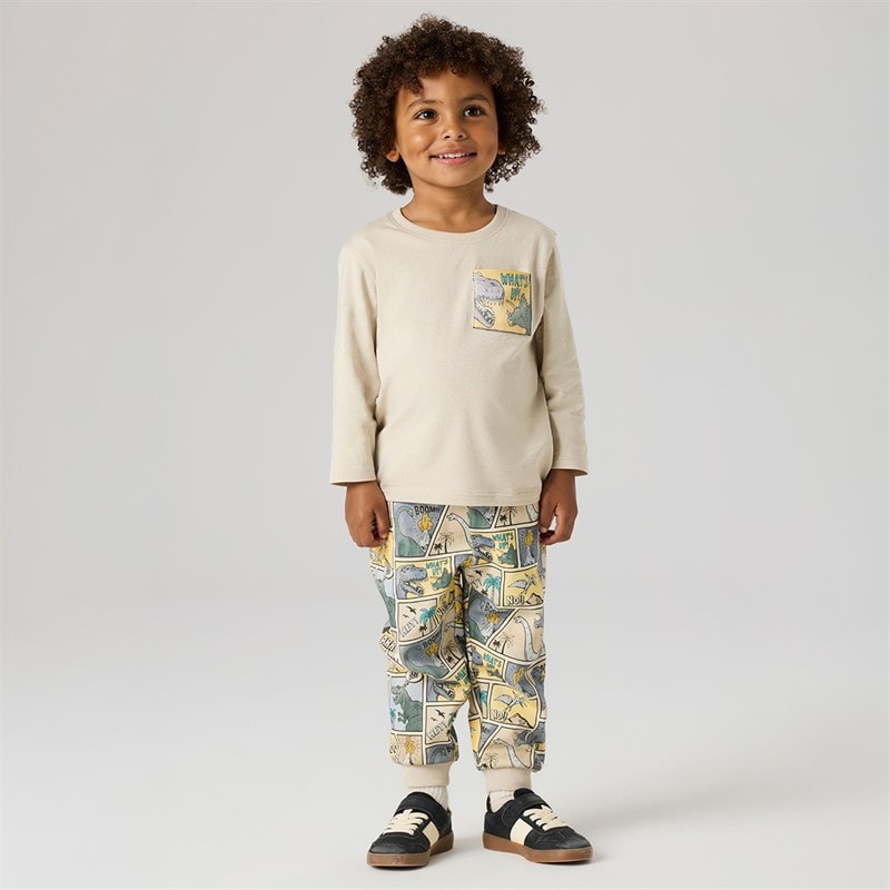 Name It Jongens Mini Sikalasi Lange Mouw T-shirt Peyote - Afbeelding 5