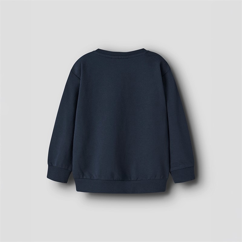 Name It Jongens Mini Vildar Tractor Sweatshirt Navy Blazer - Afbeelding 2