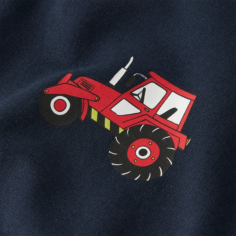 Name It Jongens Mini Vildar Tractor Sweatshirt Navy Blazer - Afbeelding 3