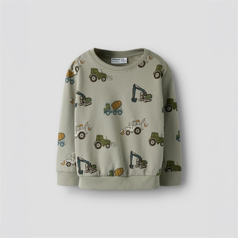 Name It T-shirt à manches longues Mini Basil Garçon Dried Sage