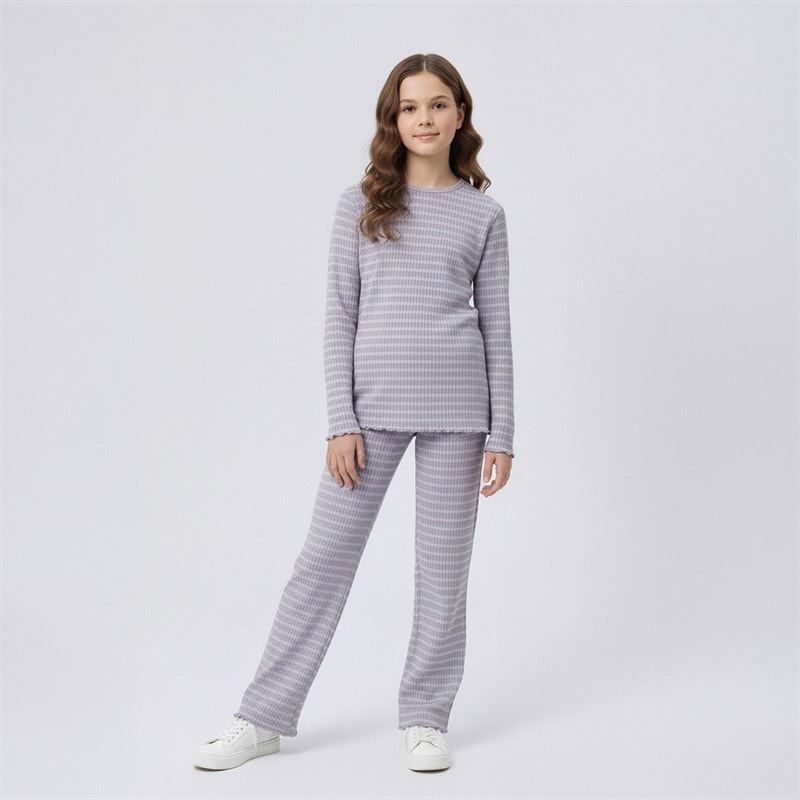 Name It Meisjes Vemma Lange Mouw T-shirt Lavender Gray - Afbeelding 4