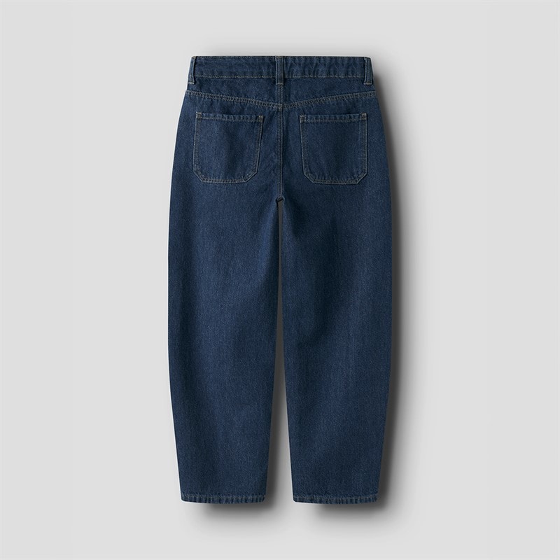 Name It Mädchen Bella Ballon Jeans Dark Blue Denim - Bild 2
