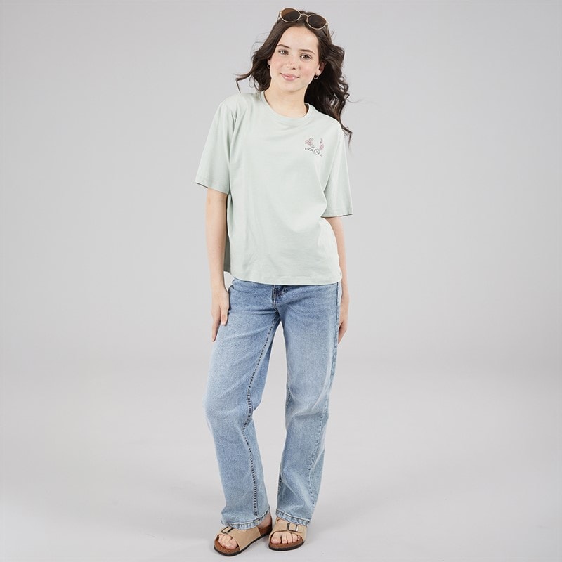 Name It Mädchen Bisa T Shirt Aqua Gray - Bild 4