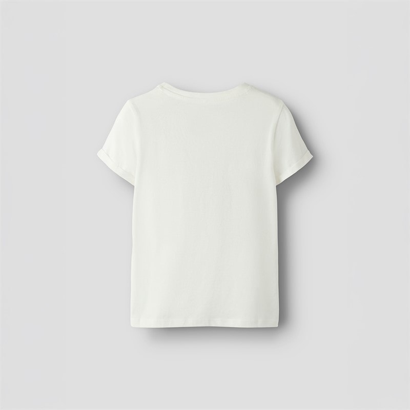 Name It Meisjes Baria T-shirt Cloud Dancer - Afbeelding 2