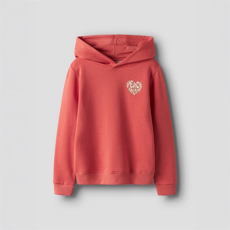 Name It Biana bluza dla dziewczynki kolor Spiced Coral – zdjęcie  2