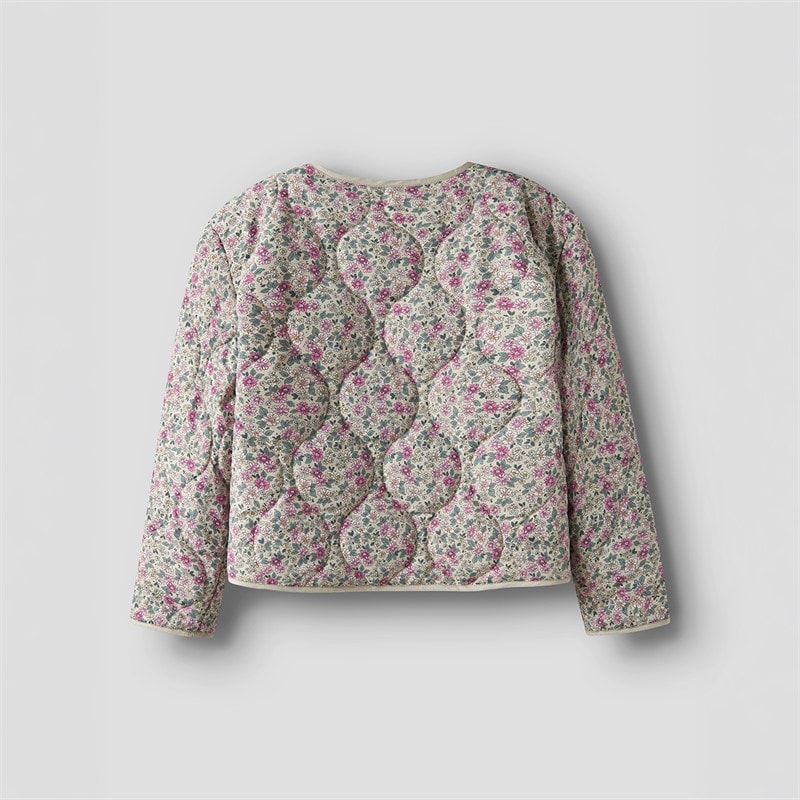 Name It Fille Marie Quilt Jacket Peyote - Image 3