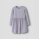 Name It Robe Vemma Fille Lavender Gray
