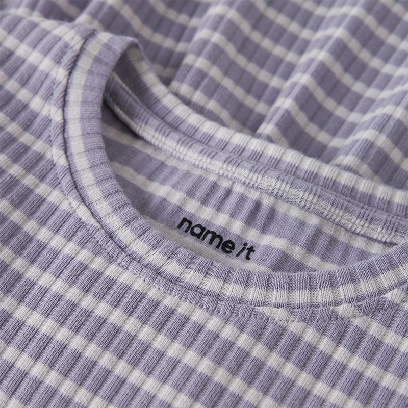Name It Robe Vemma Fille Lavender Gray - Image 3