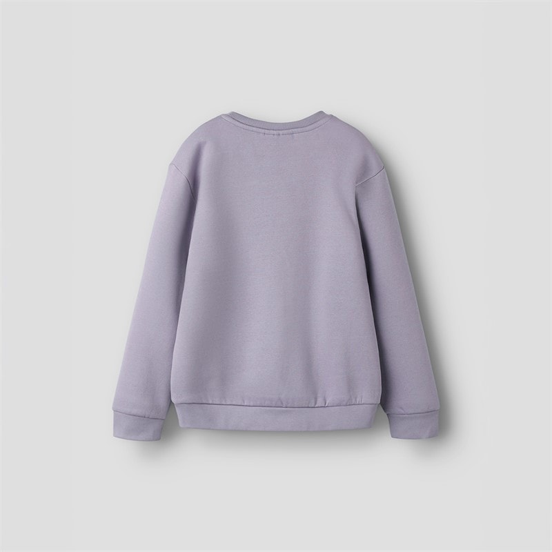 Name It Meisjes Selia Sweatshirt Lavender Gray - Afbeelding 2