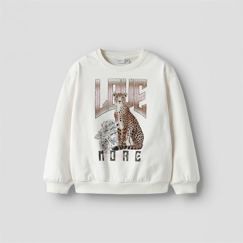 Name It Meisjes Bebo Sweatshirt Cloud Dancer