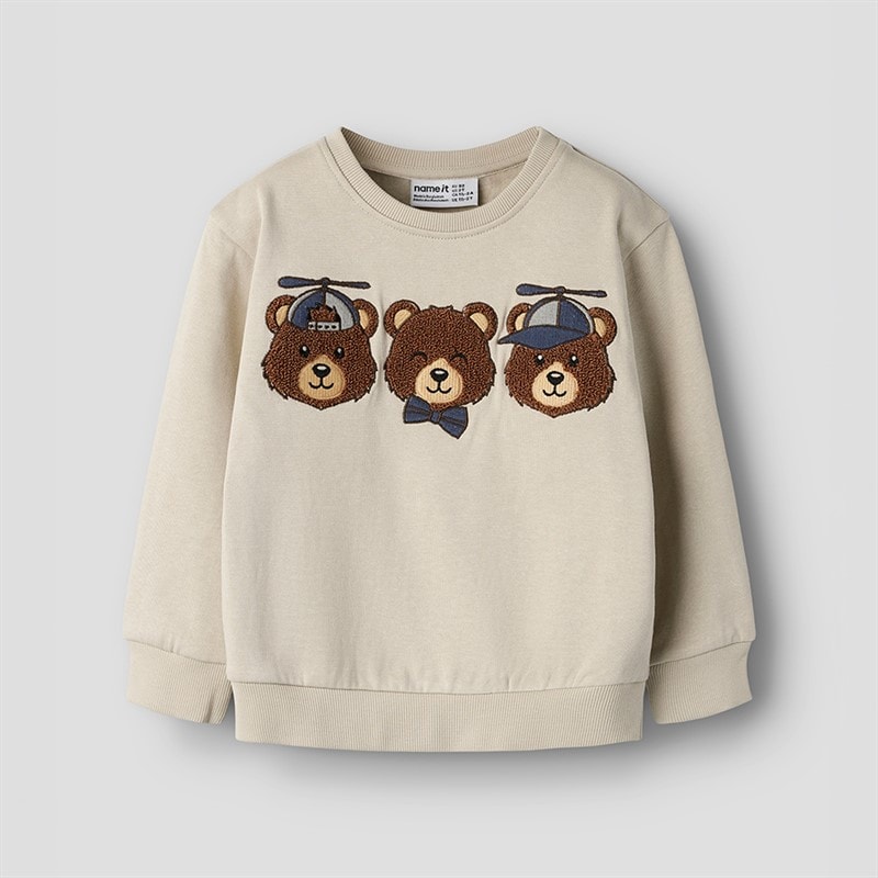Name It Mini Ditlef bluza dla chłopca kolor Peyote – zdjęcie  2