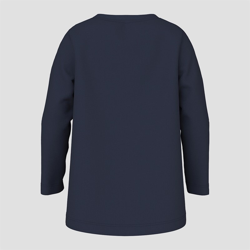 Name It Meisjes paars lange mouw top Navy Blazer - Afbeelding 2