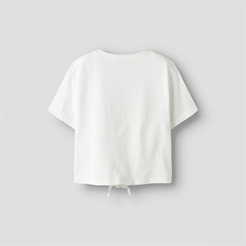 Name It T-shirt Manches Courtes Fille Vaya Bright White - Image 2