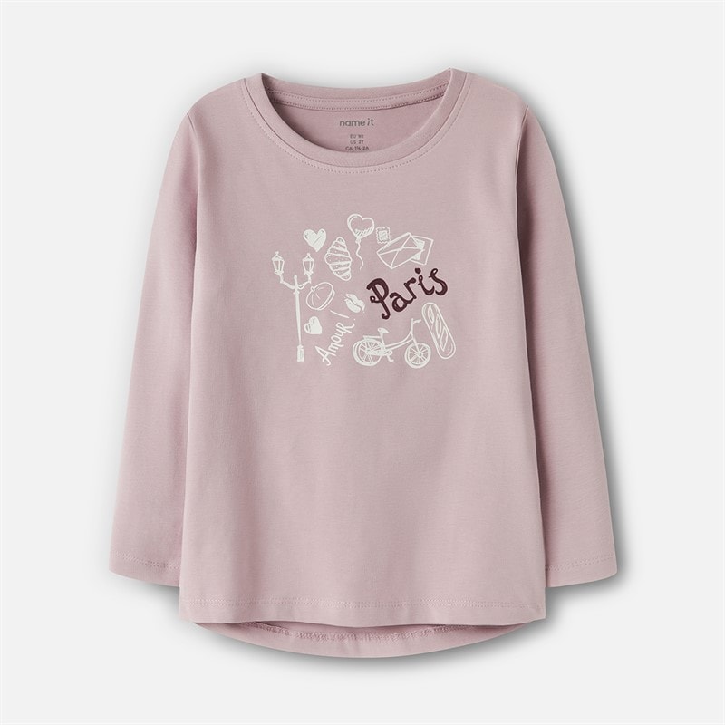Name It Fille Vix Haut Manches Longues Keepsake Lilac