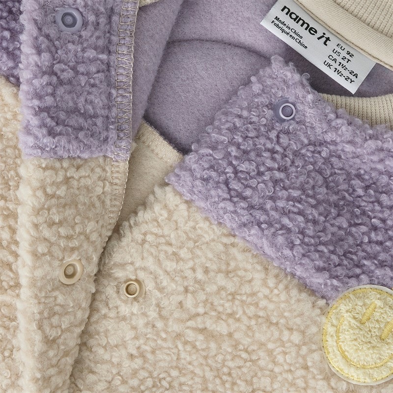 Name It Meisjes Balissea Teddy Fleece Pumice Stone - Afbeelding 3