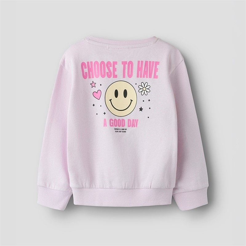 Name It Mädchen Diana Sweatshirt Lavender Fog - Bild 2