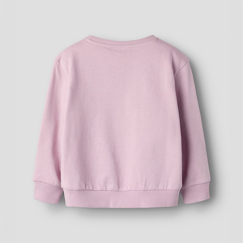 Name It Dyveke bluza dla dziewczynki kolor Mauve Mist – zdjęcie  4