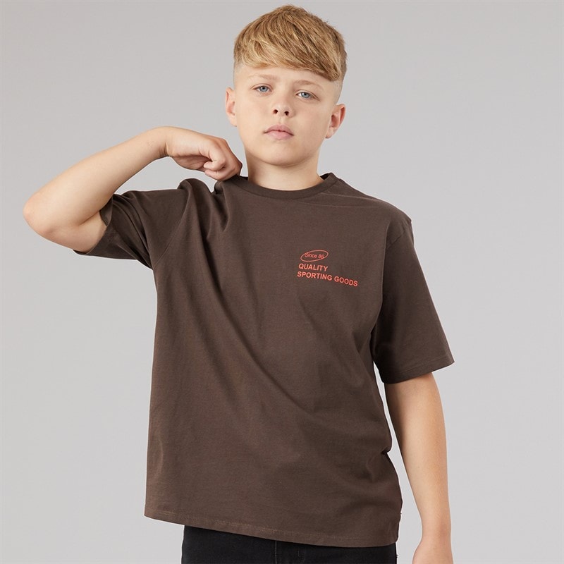 Name It Junge Jude T Shirt Chocolate Brown - Bild 2