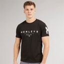 Henleys Heren Hentyme T-shirts Zwart