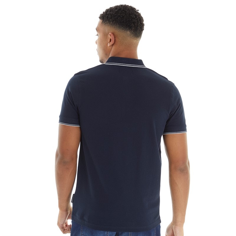 Henleys Polo Homme Henflare Navy - Image 2