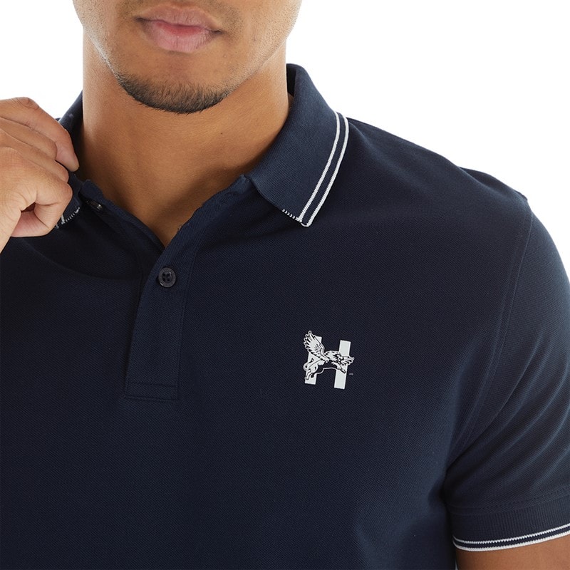 Henleys Polo Homme Henflare Navy - Image 3