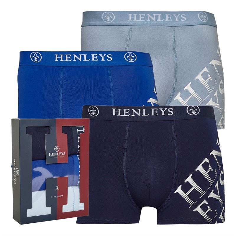 Henleys Boxers Tringles Homme Multicolore