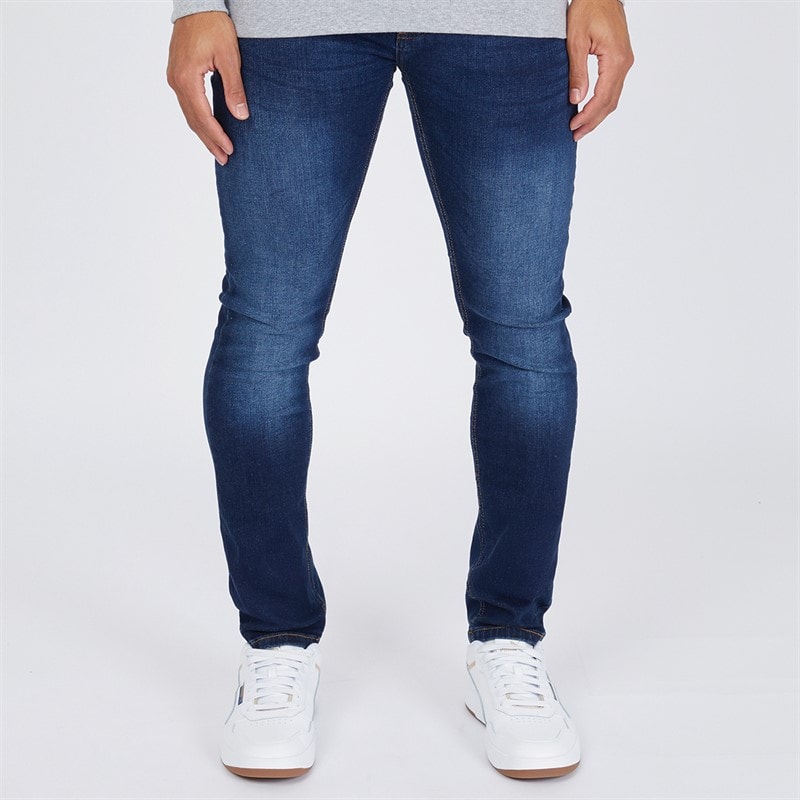 Henleys Jeans Herren Craze Comfort Dunkel Waschung