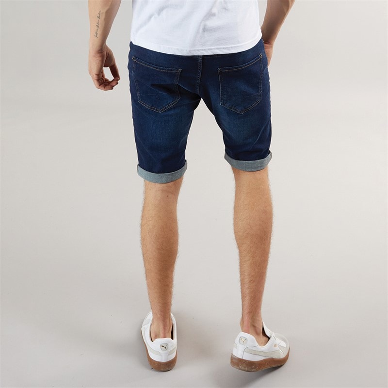Henleys Flex szorty jeansowe dla niego kolor ciemny – zdjęcie  2