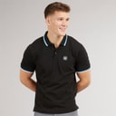 Henleys Heren Henalpha Polo Zwart