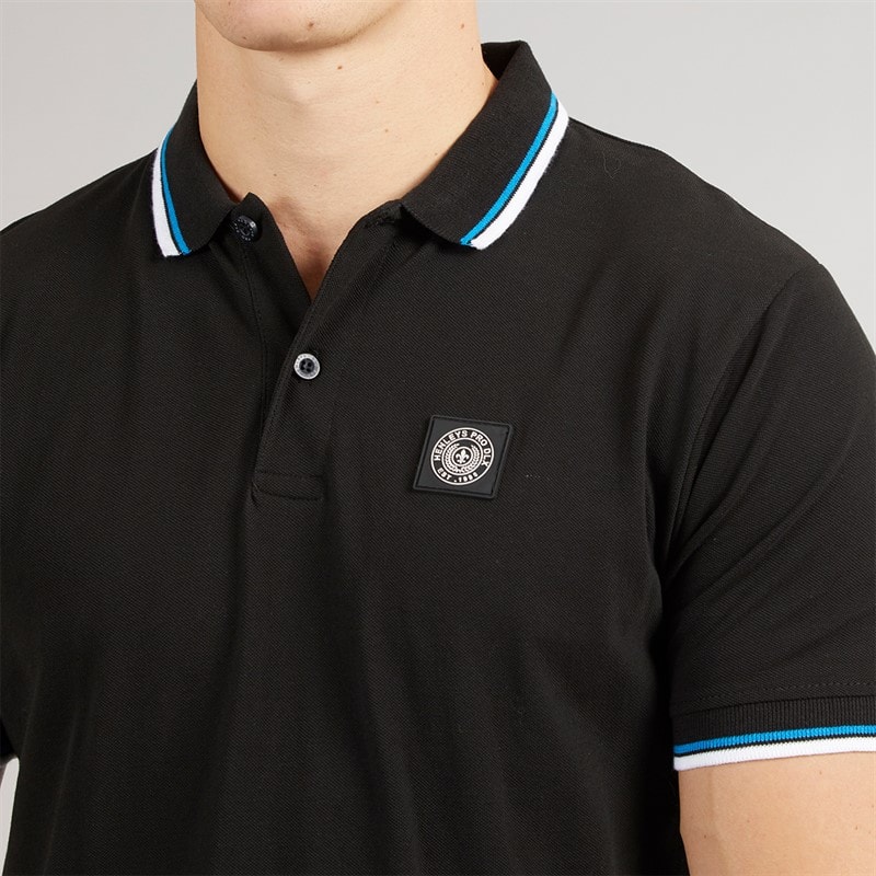 Henleys Heren Henalpha Polo Zwart - Afbeelding 3