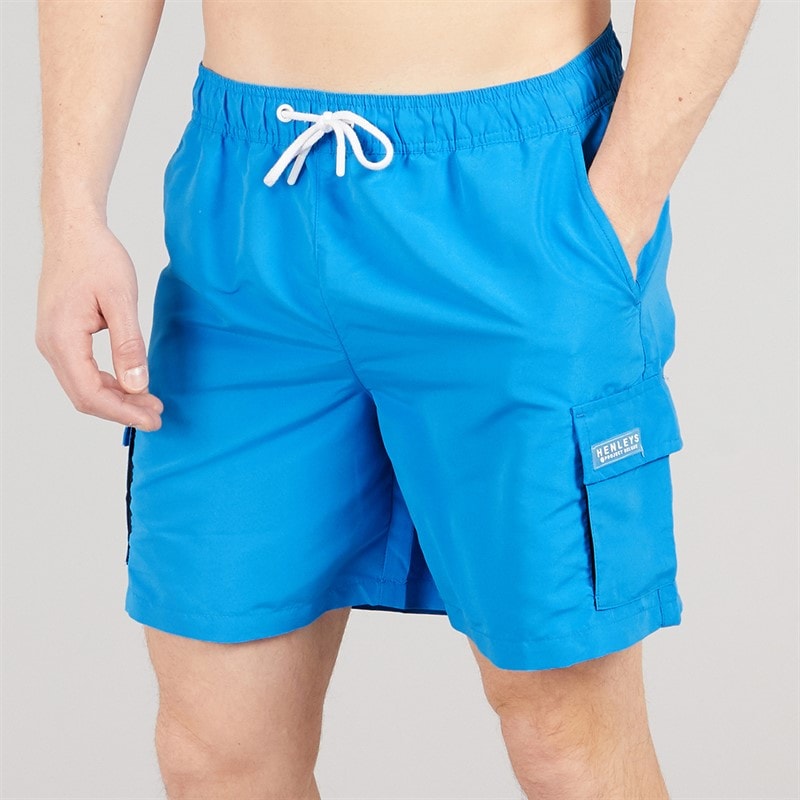Henleys Herren Henulty Badeshorts Blau