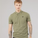 Henleys Herren Moorehen Poloshirt Khaki