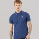 Henleys Herren Moorehen Poloshirt Navy