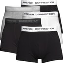 French Connection Heren Vijf Pack Boxer Trunks Zwart