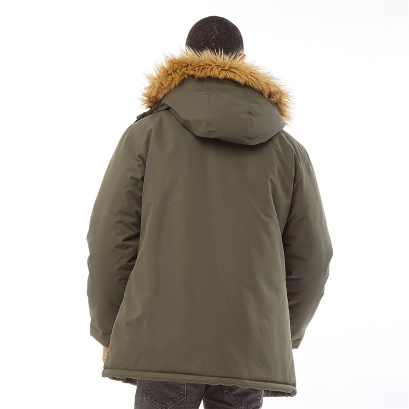 French Connection Parka Heren 4 Khaki - Afbeelding 2