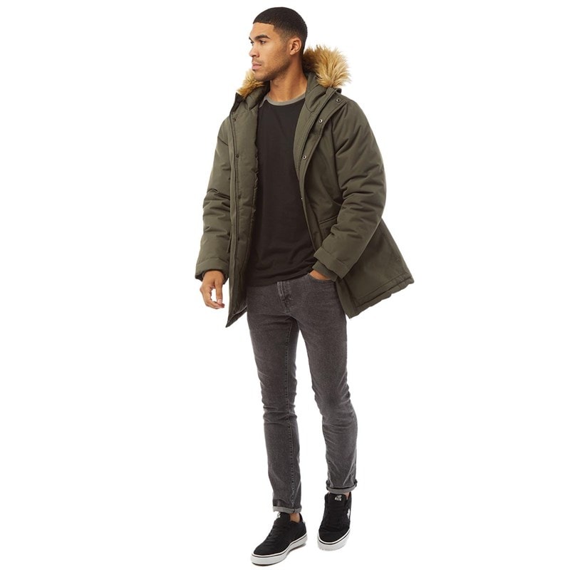 French Connection Parka Heren 4 Khaki - Afbeelding 3