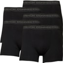 French Connection Heren Vijf Pack Boxershort Zwart