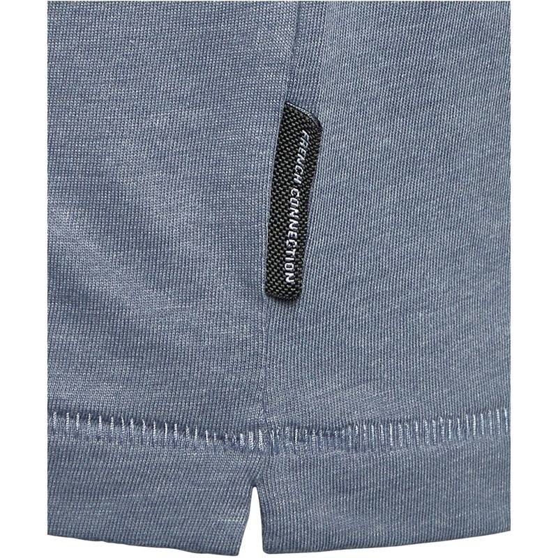 French Connection Heren T-shirts Gemeleerd Bordeauxrood - Afbeelding 3