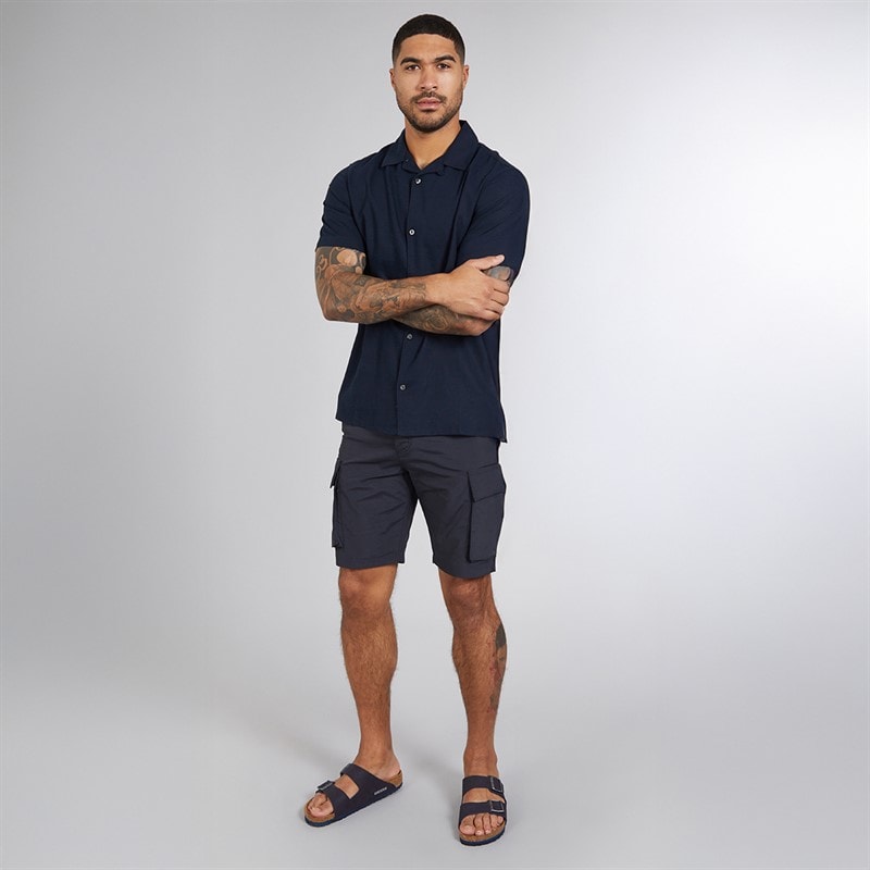 French Connection Shorts Cargo Tech Homme Marine - Image 4