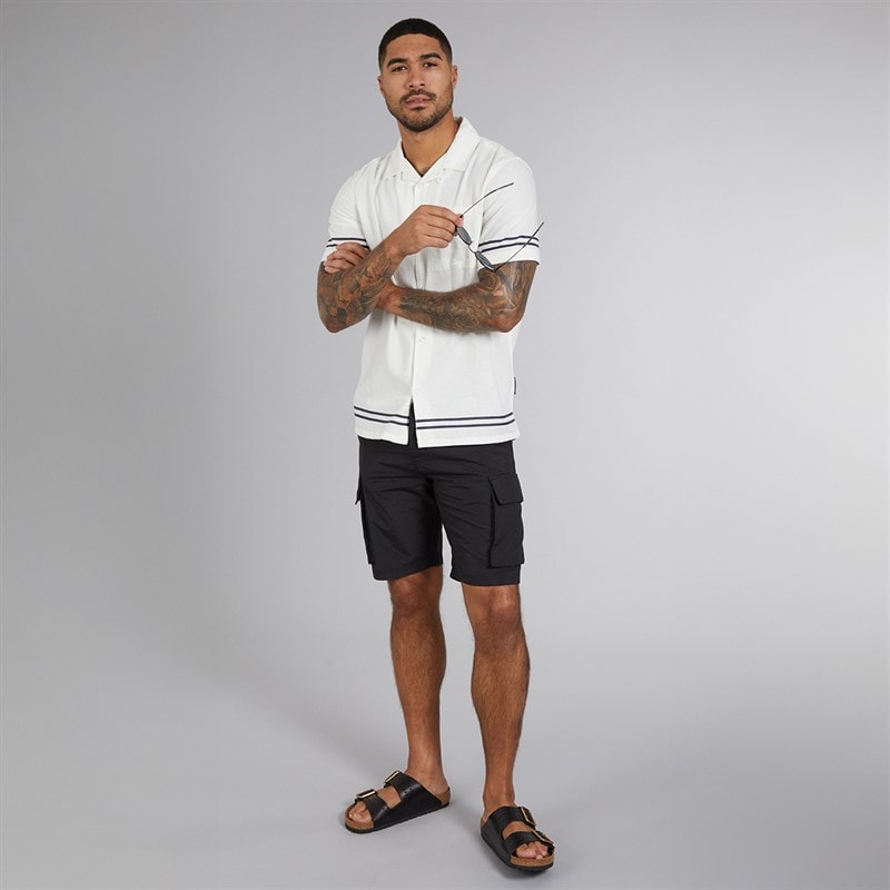 French Connection Cargo Shorts Tech Herren Schwarz - Bild 4