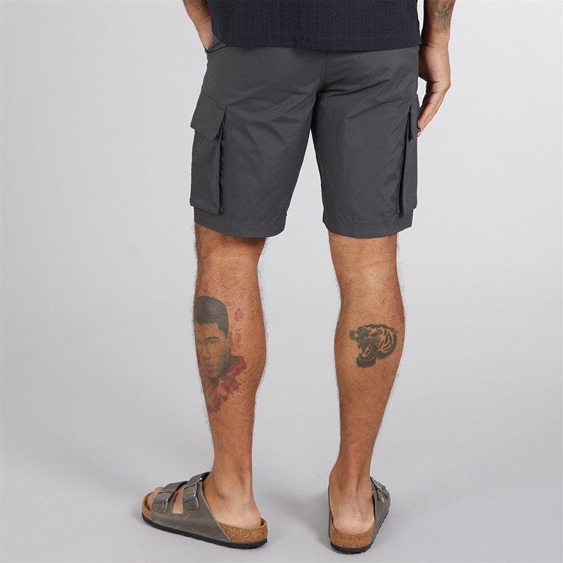 French Connection Shorts cargo techniques Homme Gris anthracite - Image 2
