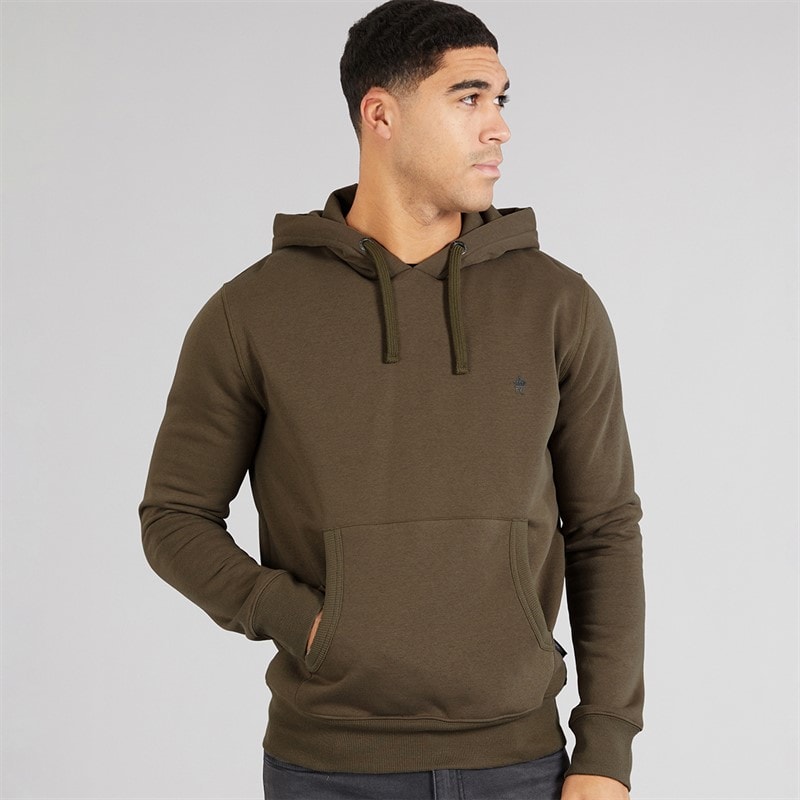 French Connection Herensweatshirt met capuchon Khaki - Afbeelding 1