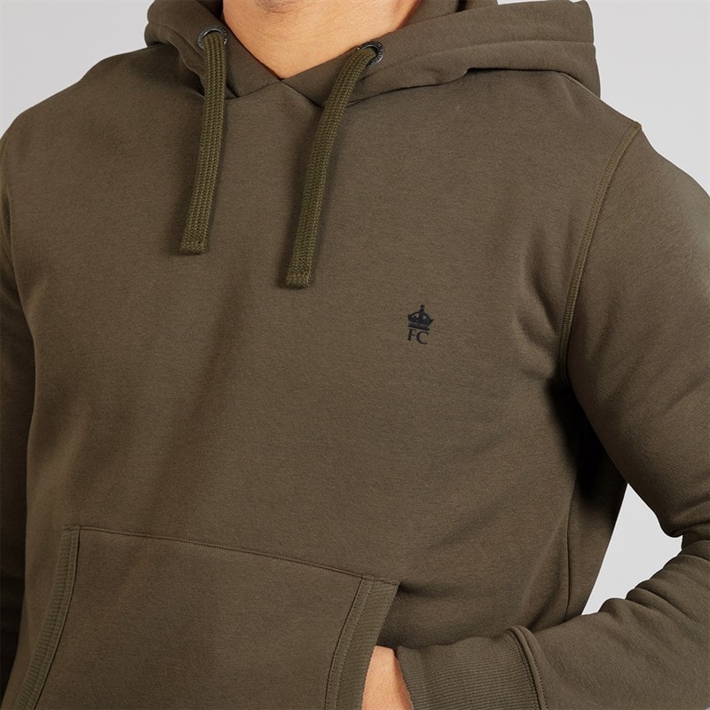 French Connection Sweat-Shirt à Capuche Homme kaki - Image 3