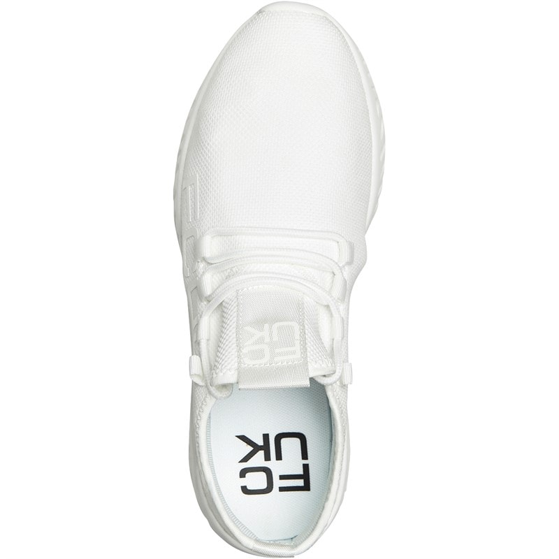 French Connection Heren FCUK Cloud Sneakers Wit - Afbeelding 4