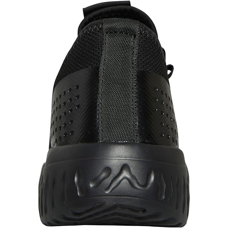French Connection Heren FCUK Cloud Sneakers Zwart - Afbeelding 3
