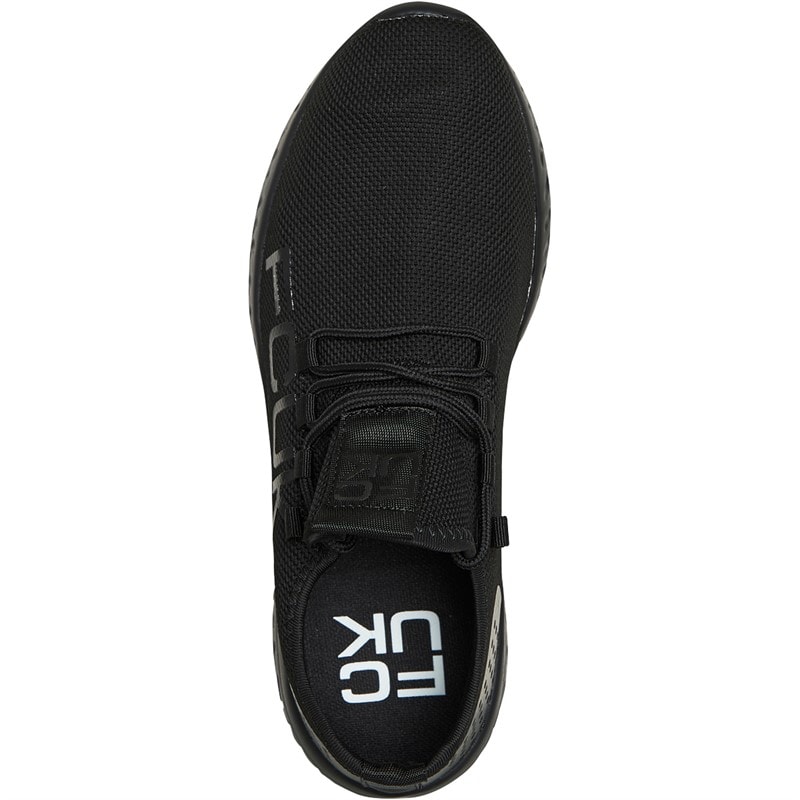 French Connection Heren FCUK Cloud Sneakers Zwart - Afbeelding 4
