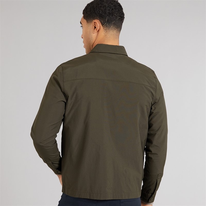 French Connection Overshirt Heren Tech Khaki - Afbeelding 2
