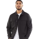 French Connection Heren Tech Overshirt Zwart