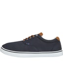 French Connection Heren FCUK Deck Canvas Pumps Navy