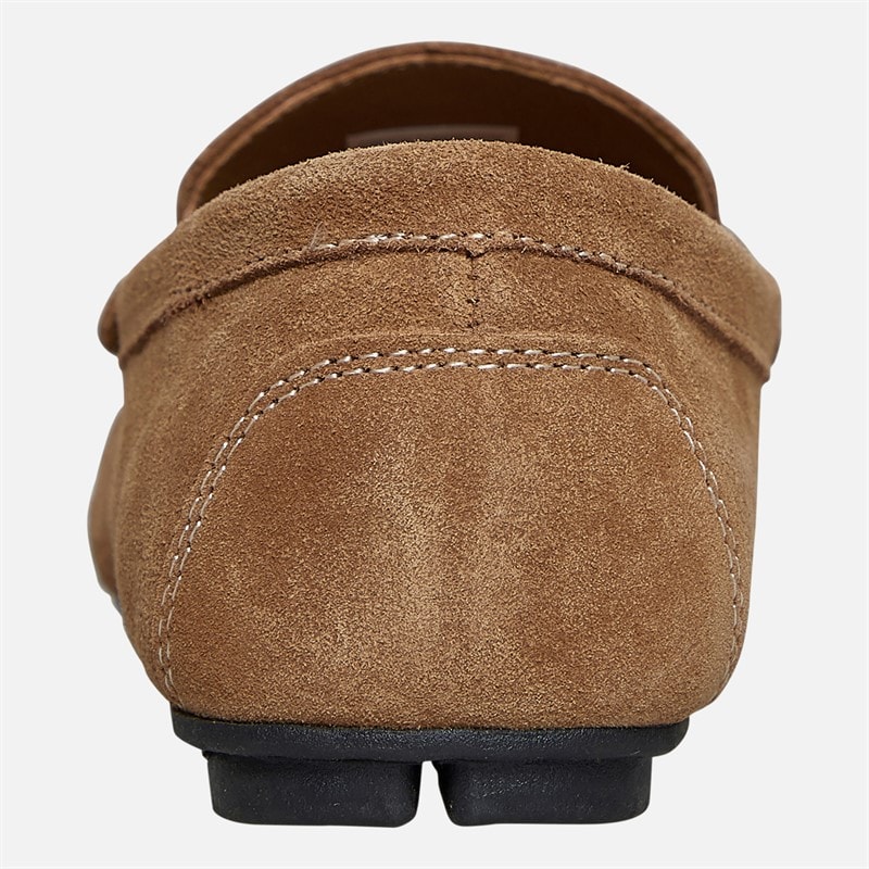 French Connection Heren Suede Driving Instappers Bruin - Afbeelding 3